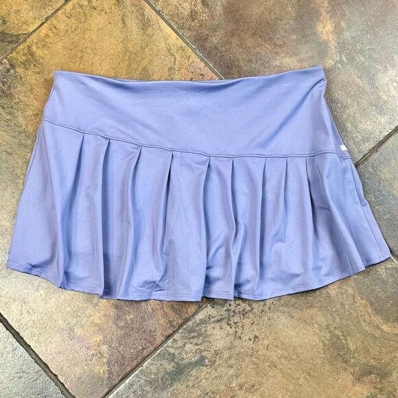 New! NWT Lucky in Love Cross Court Tennis Skirt Lilac Skort Large - Picture 5 of 8